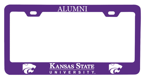 NCAA Kansas State Wildcats Alumni License Plate Frame - Colorful Heavy Gauge Metal, Officially Licensed