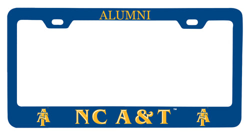 NCAA North Carolina A&T State Aggies Alumni License Plate Frame - Colorful Heavy Gauge Metal, Officially Licensed