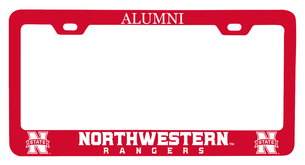 NCAA Northwestern Oklahoma State University Alumni License Plate Frame - Colorful Heavy Gauge Metal, Officially Licensed
