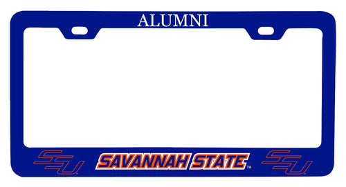 NCAA Savannah State University Alumni License Plate Frame - Colorful Heavy Gauge Metal, Officially Licensed