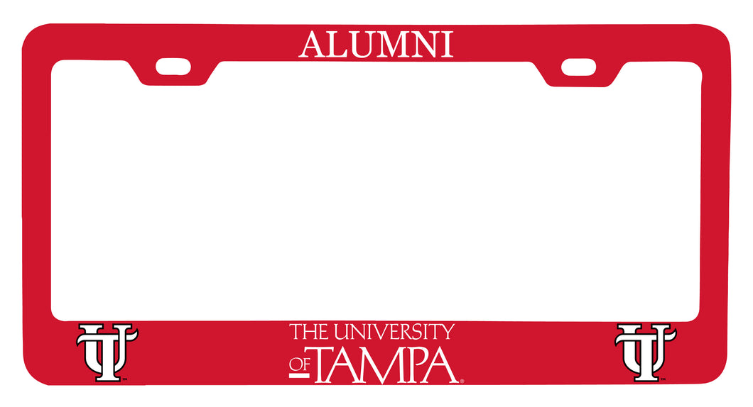 NCAA University of Tampa Spartans Alumni License Plate Frame - Colorful Heavy Gauge Metal, Officially Licensed
