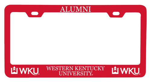 NCAA Western Kentucky Hilltoppers Alumni License Plate Frame - Colorful Heavy Gauge Metal, Officially Licensed
