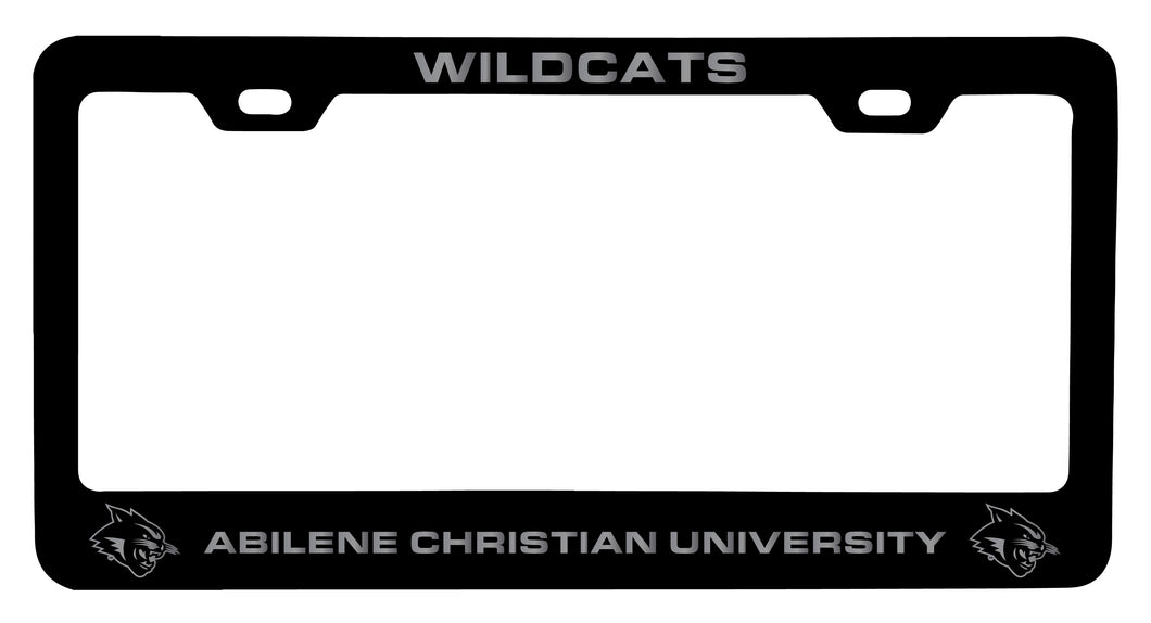 Abilene Christian University NCAA Laser-Engraved Metal License Plate Frame - Choose Black or White Color