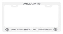 Load image into Gallery viewer, Abilene Christian University NCAA Laser-Engraved Metal License Plate Frame - Choose Black or White Color
