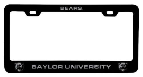 Baylor Bears NCAA Laser-Engraved Metal License Plate Frame - Choose Black or White Color