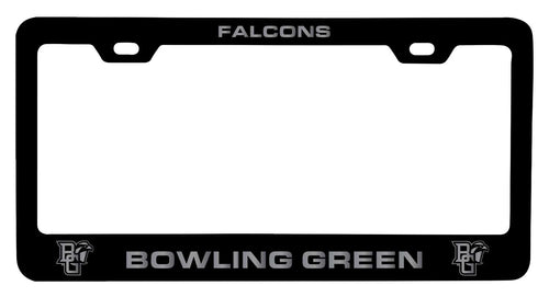 Bowling Green Falcons NCAA Laser-Engraved Metal License Plate Frame - Choose Black or White Color
