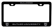 Load image into Gallery viewer, Butler Bulldogs NCAA Laser-Engraved Metal License Plate Frame - Choose Black or White Color
