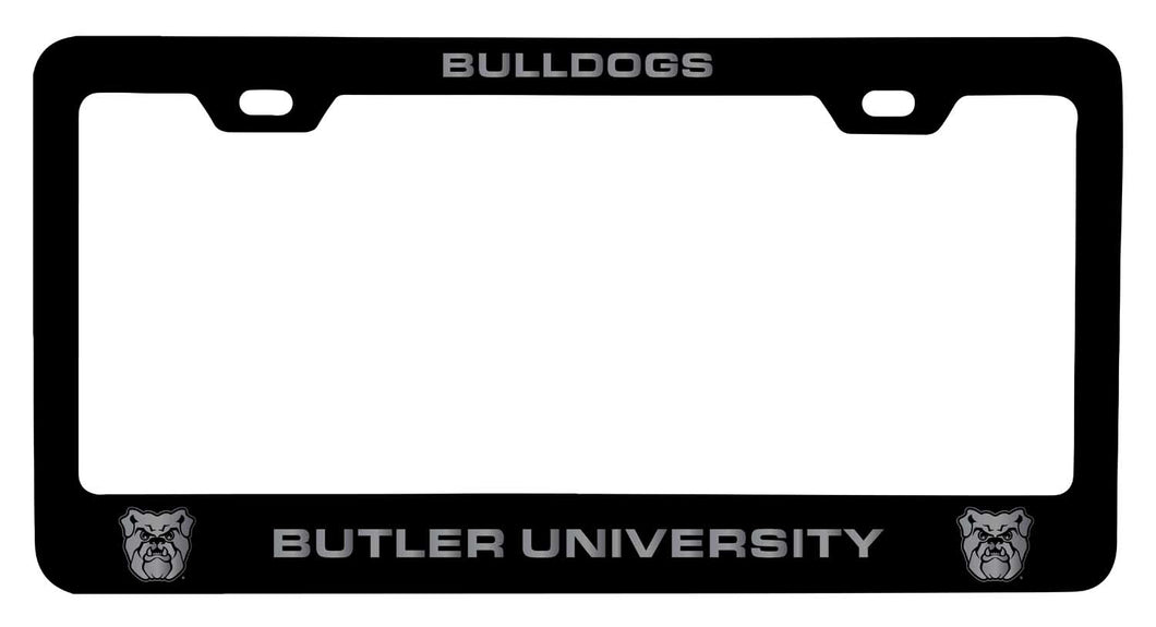 Butler Bulldogs NCAA Laser-Engraved Metal License Plate Frame - Choose Black or White Color