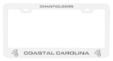 Load image into Gallery viewer, Coastal Carolina University NCAA Laser-Engraved Metal License Plate Frame - Choose Black or White Color
