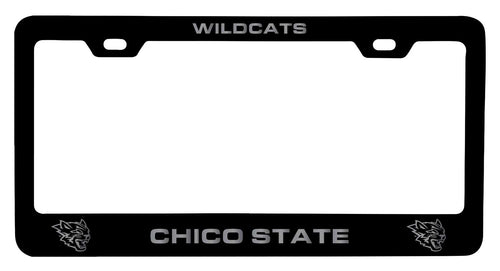 California State University, Chico NCAA Laser-Engraved Metal License Plate Frame - Choose Black or White Color