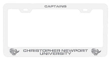 Load image into Gallery viewer, Christopher Newport Captains Laser Engraved Metal License Plate Frame - Choose Your Color
