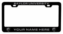 Load image into Gallery viewer, Customizable Baylor Bears NCAA Laser-Engraved Metal License Plate Frame - Personalized Car Accessory
