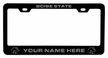Load image into Gallery viewer, Customizable Boise State Broncos NCAA Laser-Engraved Metal License Plate Frame - Personalized Car Accessory

