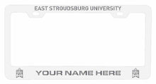 Load image into Gallery viewer, Customizable East Stroudsburg University NCAA Laser-Engraved Metal License Plate Frame - Personalized Car Accessory
