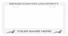Load image into Gallery viewer, Customizable Grand Canyon University Lopes NCAA Laser-Engraved Metal License Plate Frame - Personalized Car Accessory
