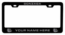 Load image into Gallery viewer, Customizable Gonzaga Bulldogs NCAA Laser-Engraved Metal License Plate Frame - Personalized Car Accessory
