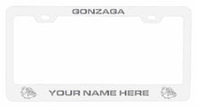 Load image into Gallery viewer, Customizable Gonzaga Bulldogs NCAA Laser-Engraved Metal License Plate Frame - Personalized Car Accessory
