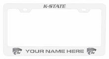 Load image into Gallery viewer, Customizable Kansas State Wildcats NCAA Laser-Engraved Metal License Plate Frame - Personalized Car Accessory
