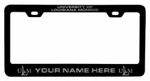 Load image into Gallery viewer, Collegiate Custom University of Louisiana Monroe Metal License Plate Frame with Engraved Name
