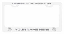 Load image into Gallery viewer, Customizable Minnesota Gophers NCAA Laser-Engraved Metal License Plate Frame - Personalized Car Accessory
