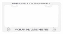 Load image into Gallery viewer, Customizable Minnesota Duluth Bulldogs NCAA Laser-Engraved Metal License Plate Frame - Personalized Car Accessory

