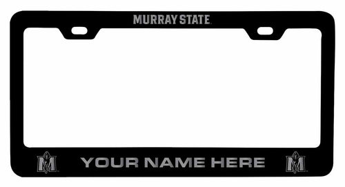 Customizable Murray State University NCAA Laser-Engraved Metal License Plate Frame - Personalized Car Accessory