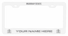 Load image into Gallery viewer, Customizable Murray State University NCAA Laser-Engraved Metal License Plate Frame - Personalized Car Accessory
