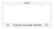 Load image into Gallery viewer, Customizable North Carolina A&amp;T State Aggies NCAA Laser-Engraved Metal License Plate Frame - Personalized Car Accessory
