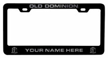 Load image into Gallery viewer, Customizable Old Dominion Monarchs NCAA Laser-Engraved Metal License Plate Frame - Personalized Car Accessory

