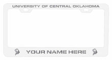 Load image into Gallery viewer, Customizable University of Central Oklahoma Bronchos NCAA Laser-Engraved Metal License Plate Frame - Personalized Car Accessory

