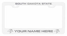Load image into Gallery viewer, Customizable South Dakota State Jackrabbits NCAA Laser-Engraved Metal License Plate Frame - Personalized Car Accessory

