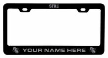 Load image into Gallery viewer, Customizable Stephen F. Austin State University NCAA Laser-Engraved Metal License Plate Frame - Personalized Car Accessory
