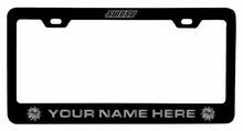 Load image into Gallery viewer, Collegiate Custom Southwestern Oklahoma State University Metal License Plate Frame with Engraved Name
