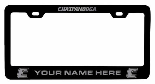 Customizable University of Tennessee at Chattanooga NCAA Laser-Engraved Metal License Plate Frame - Personalized Car Accessory