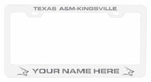 Load image into Gallery viewer, Customizable Texas A&amp;M Kingsville Javelinas NCAA Laser-Engraved Metal License Plate Frame - Personalized Car Accessory
