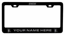 Load image into Gallery viewer, Customizable North Carolina Greensboro Spartans NCAA Laser-Engraved Metal License Plate Frame - Personalized Car Accessory
