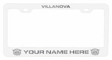 Load image into Gallery viewer, Customizable Villanova Wildcats NCAA Laser-Engraved Metal License Plate Frame - Personalized Car Accessory
