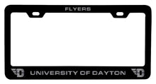 Load image into Gallery viewer, Dayton Flyers NCAA Laser-Engraved Metal License Plate Frame - Choose Black or White Color
