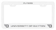 Load image into Gallery viewer, Dayton Flyers NCAA Laser-Engraved Metal License Plate Frame - Choose Black or White Color
