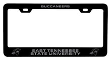 Load image into Gallery viewer, East Tennessee State University NCAA Laser-Engraved Metal License Plate Frame - Choose Black or White Color
