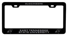 Load image into Gallery viewer, East Tennessee State University NCAA Laser-Engraved Metal License Plate Frame - Choose Black or White Color
