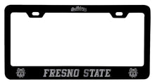 Load image into Gallery viewer, Fresno State Bulldogs NCAA Laser-Engraved Metal License Plate Frame - Choose Black or White Color
