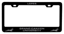 Load image into Gallery viewer, Grand Canyon University Lopes Laser Engraved Metal License Plate Frame - Choose Your Color
