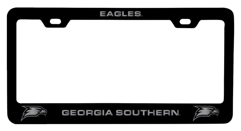 Georgia Southern Eagles NCAA Laser-Engraved Metal License Plate Frame - Choose Black or White Color