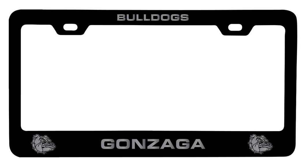Gonzaga Bulldogs NCAA Laser-Engraved Metal License Plate Frame - Choose Black or White Color