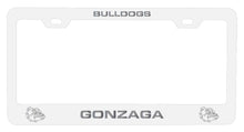Load image into Gallery viewer, Gonzaga Bulldogs NCAA Laser-Engraved Metal License Plate Frame - Choose Black or White Color
