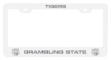 Load image into Gallery viewer, Grambling State Tigers NCAA Laser-Engraved Metal License Plate Frame - Choose Black or White Color
