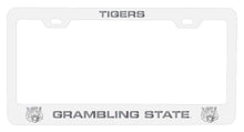Load image into Gallery viewer, Grambling State Tigers NCAA Laser-Engraved Metal License Plate Frame - Choose Black or White Color
