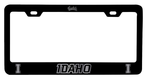 Idaho Vandals NCAA Laser-Engraved Metal License Plate Frame - Choose Black or White Color