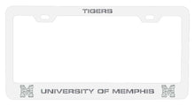 Load image into Gallery viewer, Memphis Tigers NCAA Laser-Engraved Metal License Plate Frame - Choose Black or White Color
